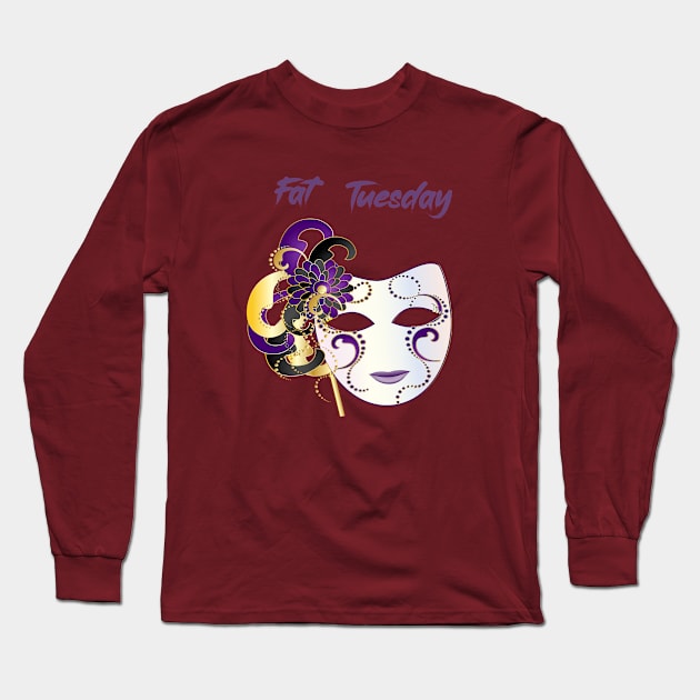 Fat Tuesday T Shirt unisex 2020 Long Sleeve T-Shirt by amelsara